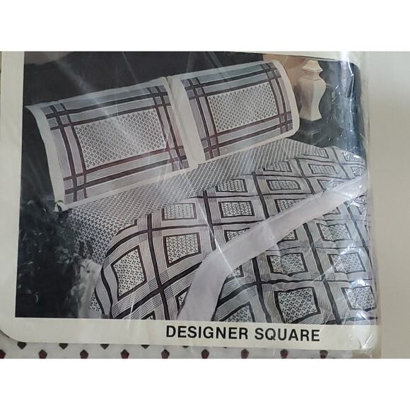 Vtg Room Concepts Cotton Blend Muslin Fitted Flat Twin Size Sheets Pillow Case - Picture 6 of 8